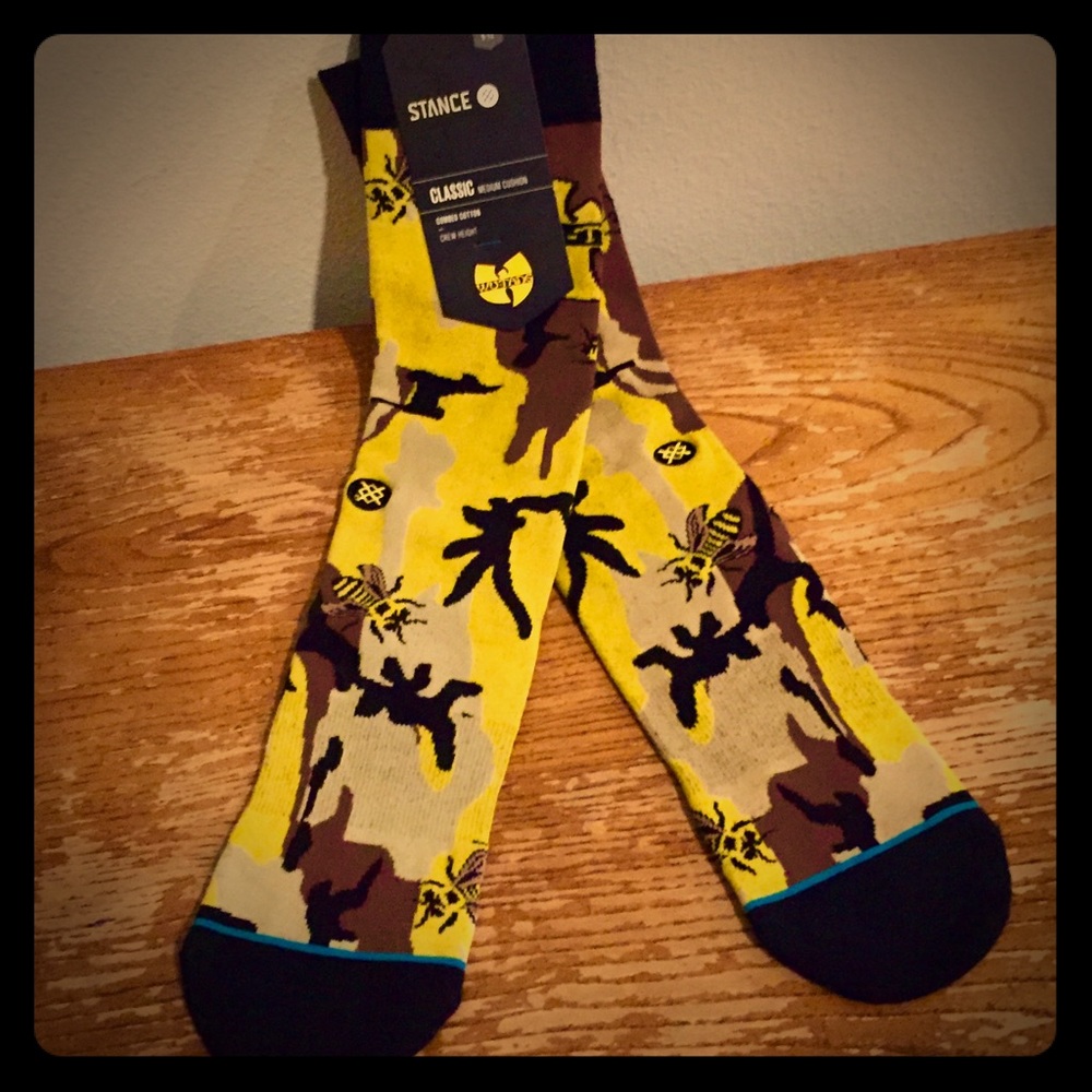🔥NEW Stance x Wutang Clan Socks Killa Beez NWT🔥